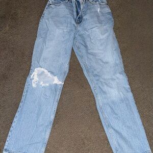 Abercrombie & Fitch Light Blue Curve Jeans